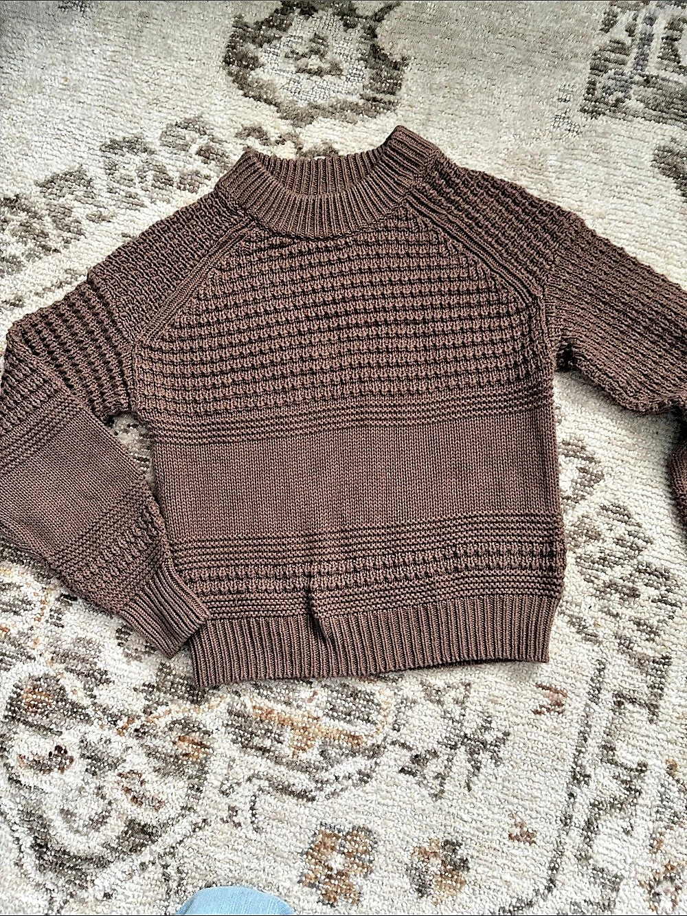 Universal Thread Long Sleeve Textured Crew neck Pullover Sweater XS